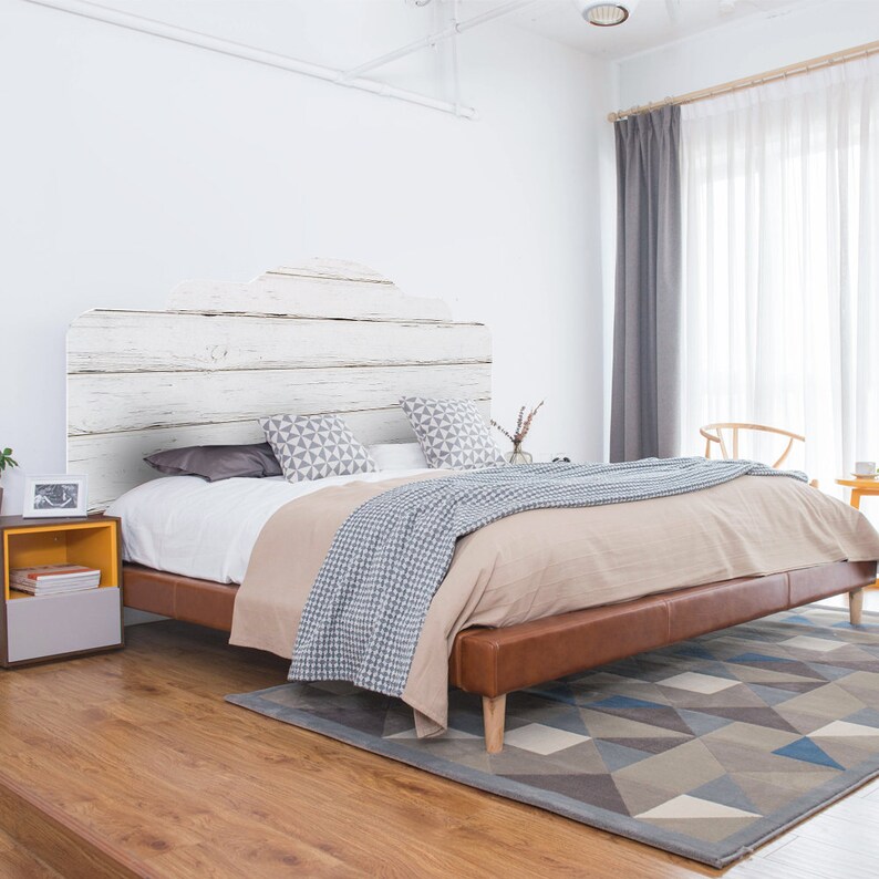Natural Wood Grain Headboard Decal DIY Selfadhesive Etsy