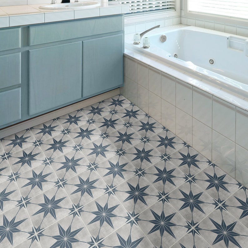 Floor Tile Sticker Peel and Stick Linoleum Flooring Etsy