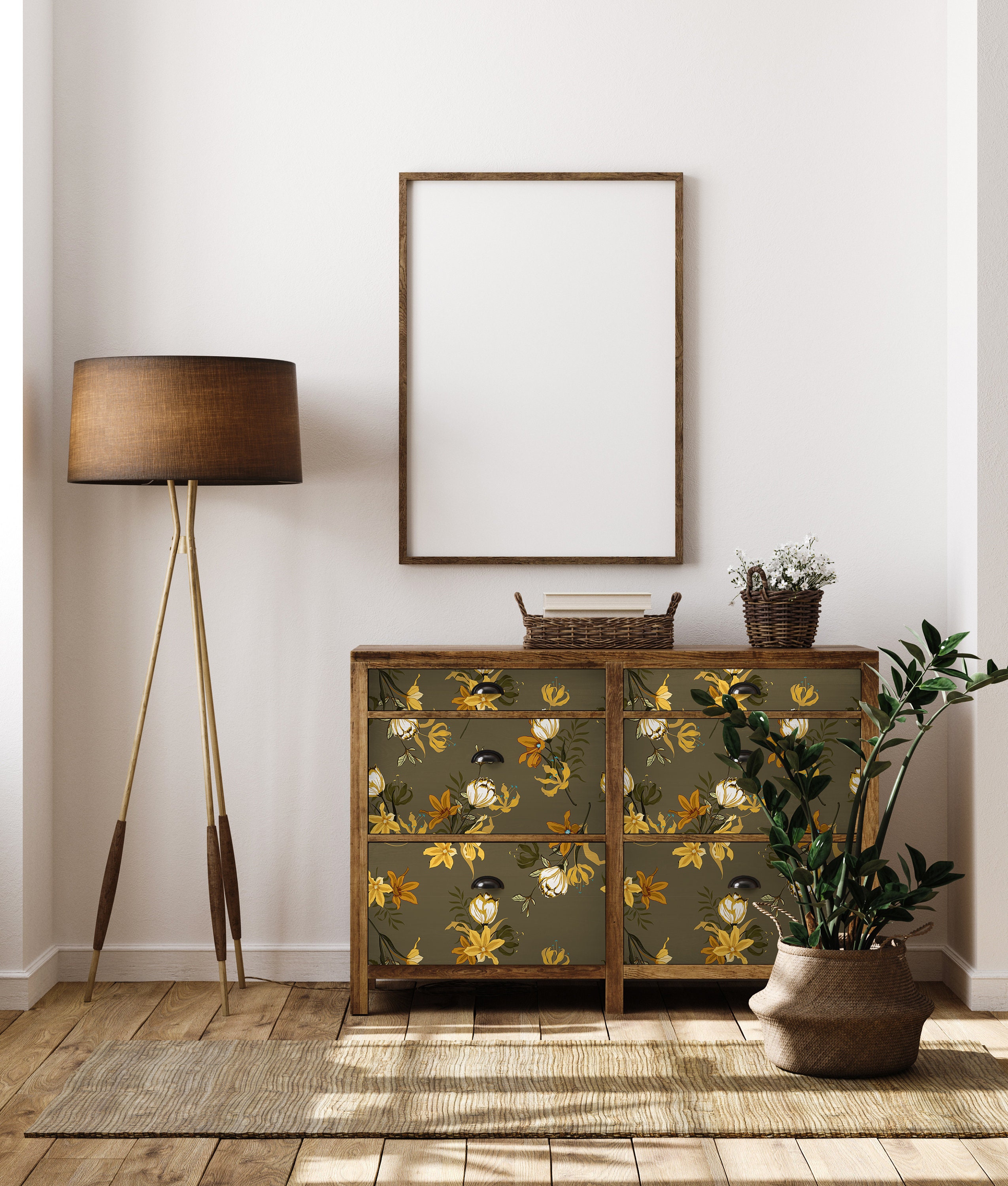 FUNLIFE Peel and stick Furniture Decals Vintage Falling Etsy