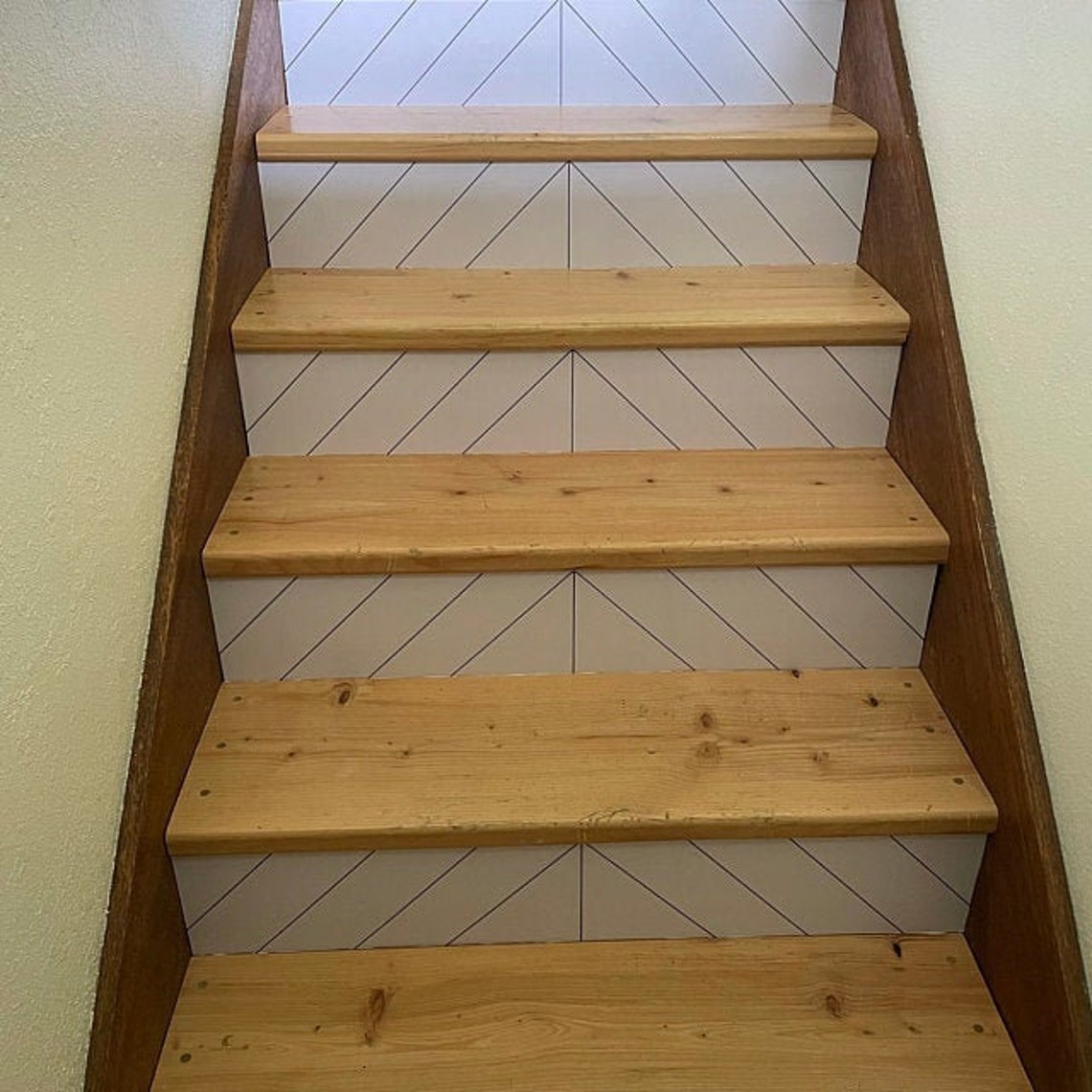Scandinavian Stair Riser Stickers Vinyl Decals Self Adhesive Etsy Canada