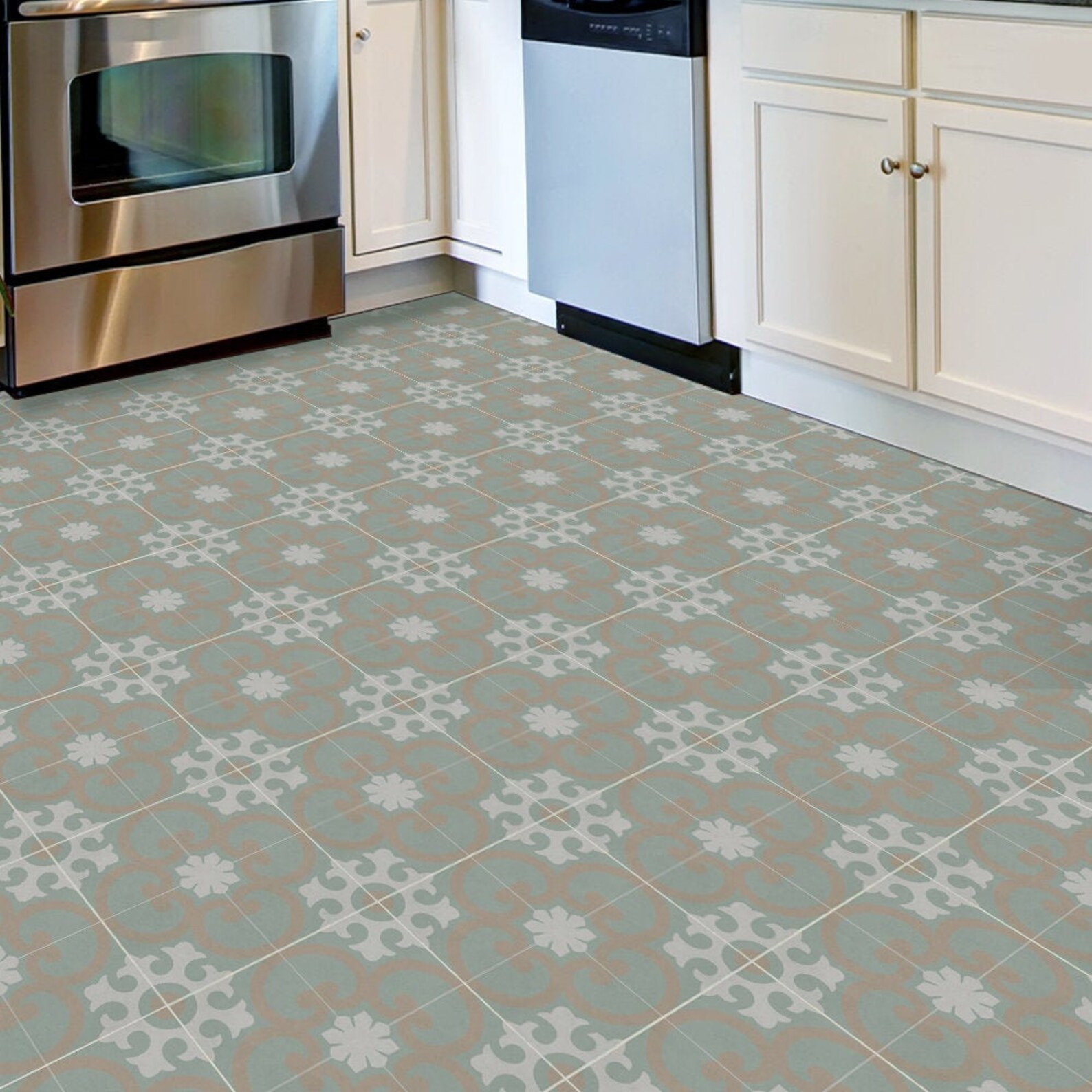 Floor Tile Sticker Peel and Stick Linoleum Flooring Etsy