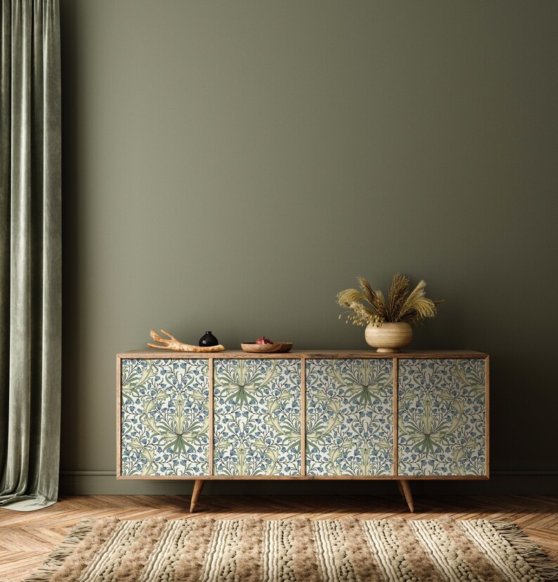 Peel and Stick Leaves Furniture Decals Flower in the Garden Etsy