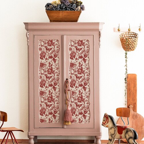 Peel and Stick Leaves Furniture Decals Flower in the Garden Etsy