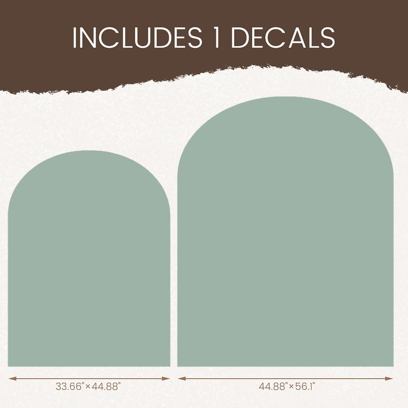 Peel and Stick Headboard Wall Sticker Boho Arch Wall Decal Etsy