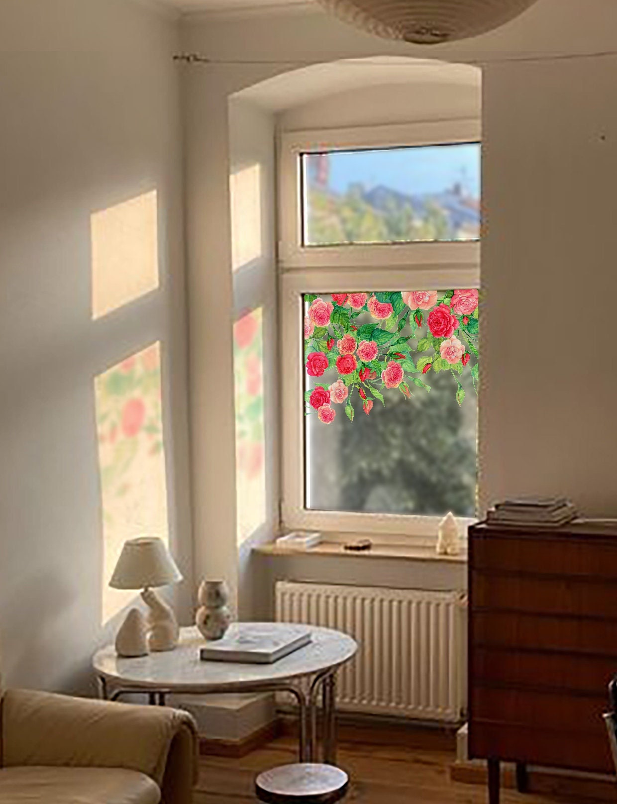 Cricut Decorative Window Cling, Red Rock Rose Designs – Rock Rose