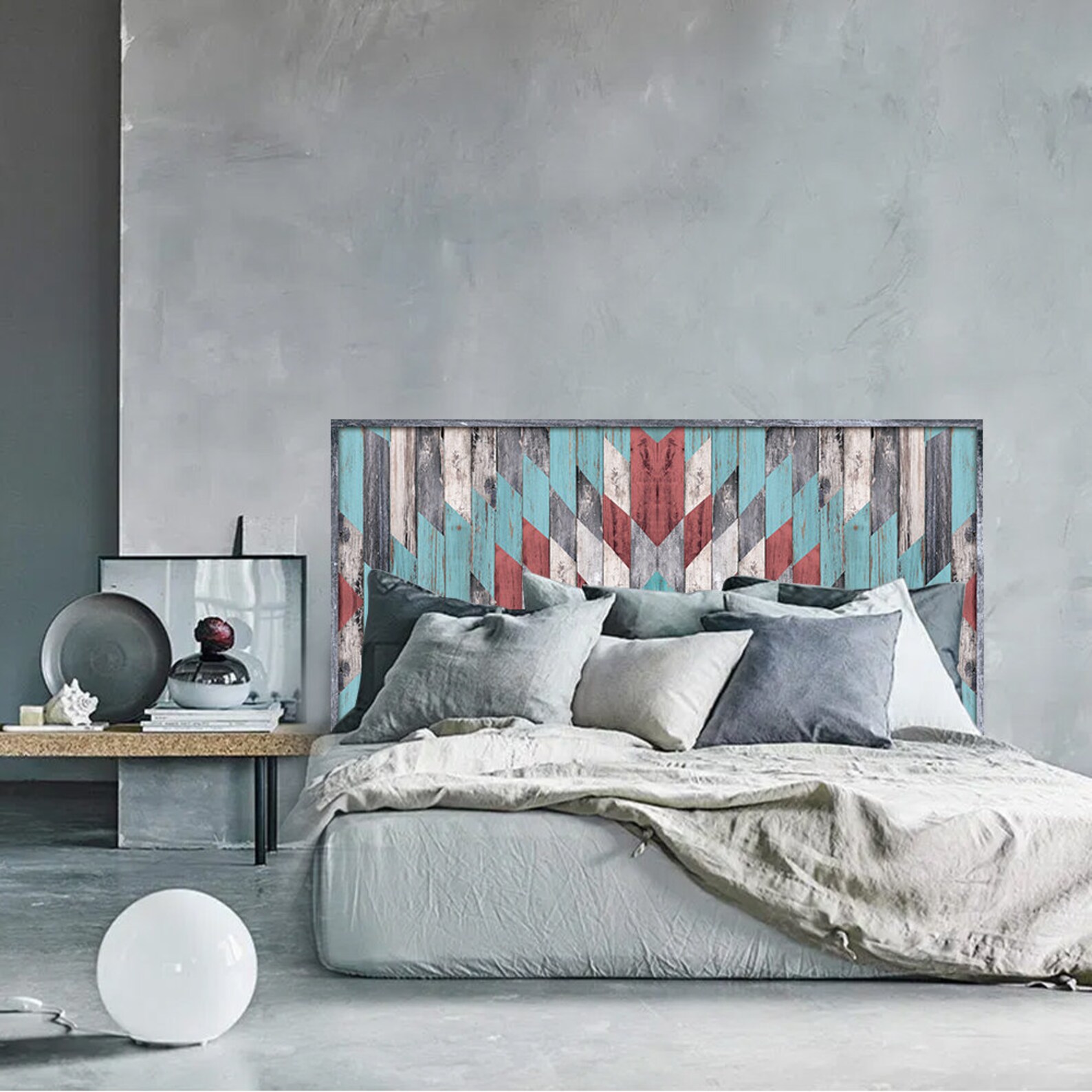 FUNLIFE Peel and Stick Headboard Decal Brown Wood Grain Etsy UK