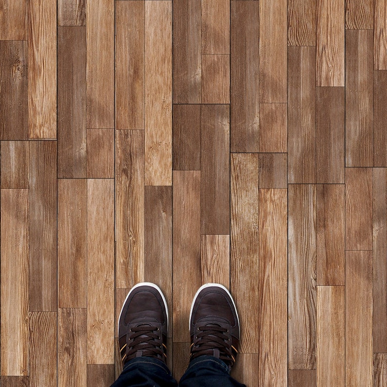 FUNLIFE Classic Wood Grain Peel and Stick Floor Tile - Etsy