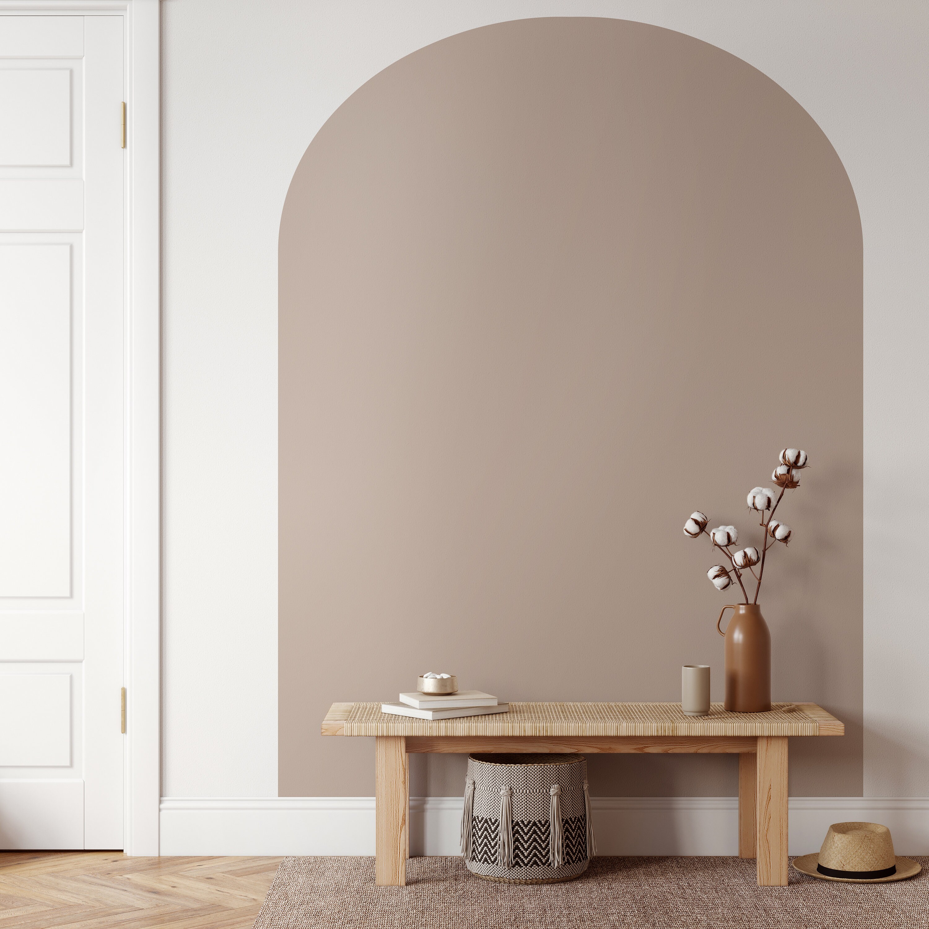 Peel and Stick Headboard Wall Sticker Boho Arch Wall Decal Etsy