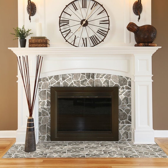 Funlife Natural Stone Fireplace Wall Sticker Kitchen Denmark Funlife Natural Stone Fireplace Wall, Natural Stone For Fireplace Wallpaper