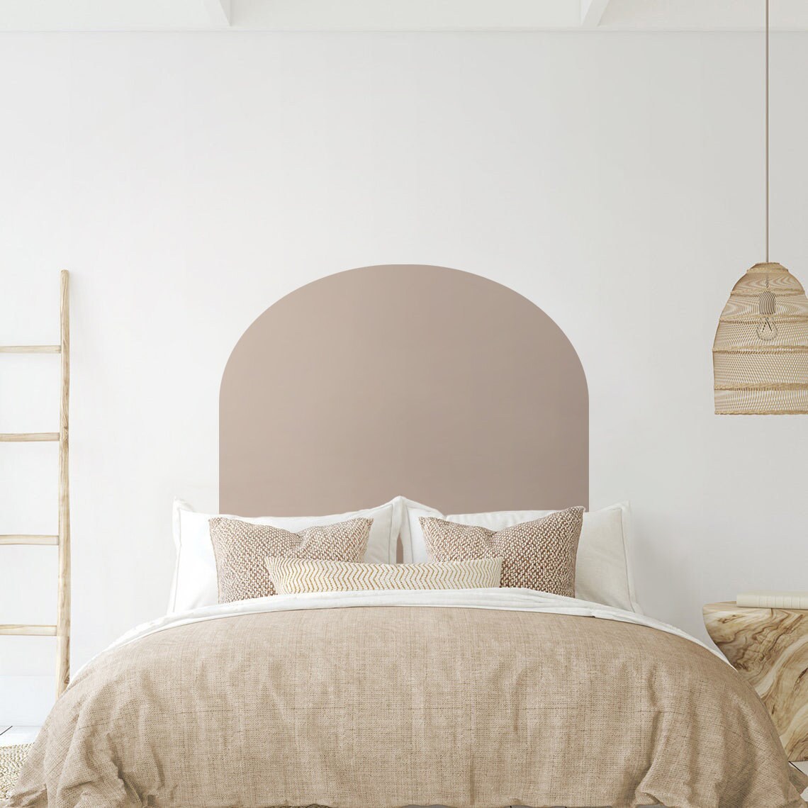 Peel and Stick Headboard Wall Sticker Boho Arch Wall Decal Etsy