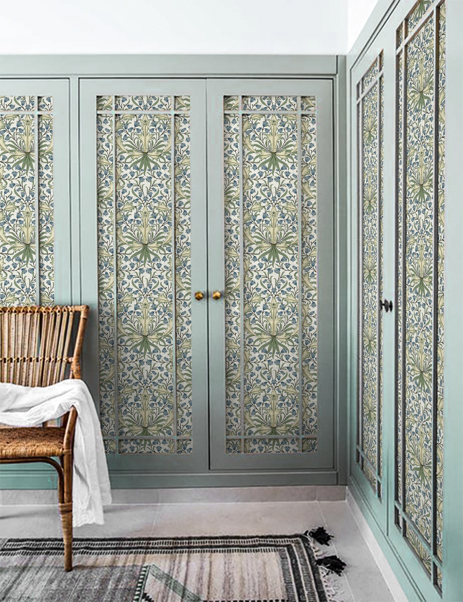 Peel and Stick Leaves Furniture Decals Flower in the Garden Etsy