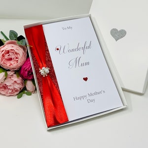Moederdagkaart Speciale sentimentele wenskaart voor moeder luxe cadeau moeder moeder moeder vrouw moederdag zondag Gepersonaliseerd - kleurkeuze