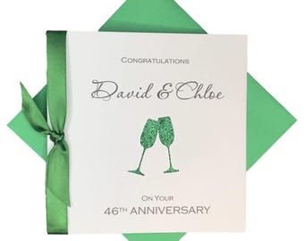 46th Wedding Anniversary Card - Games 46 Year Forty Sixth Anniversary  Greeting Gift Wife Husband Parents Couple - CH 46