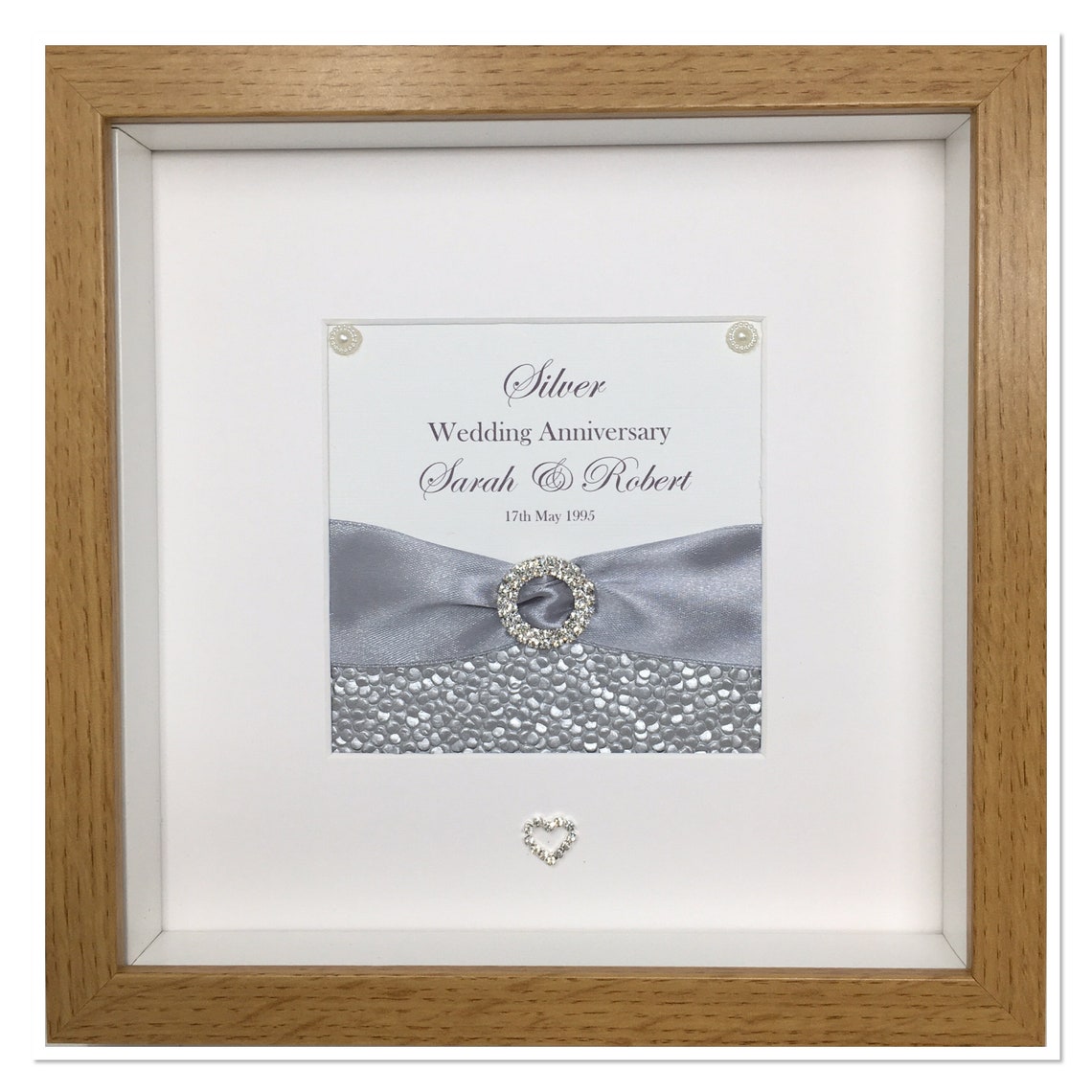 25th 25 Years Silver Wedding Anniversary Married Husband Wife Etsy