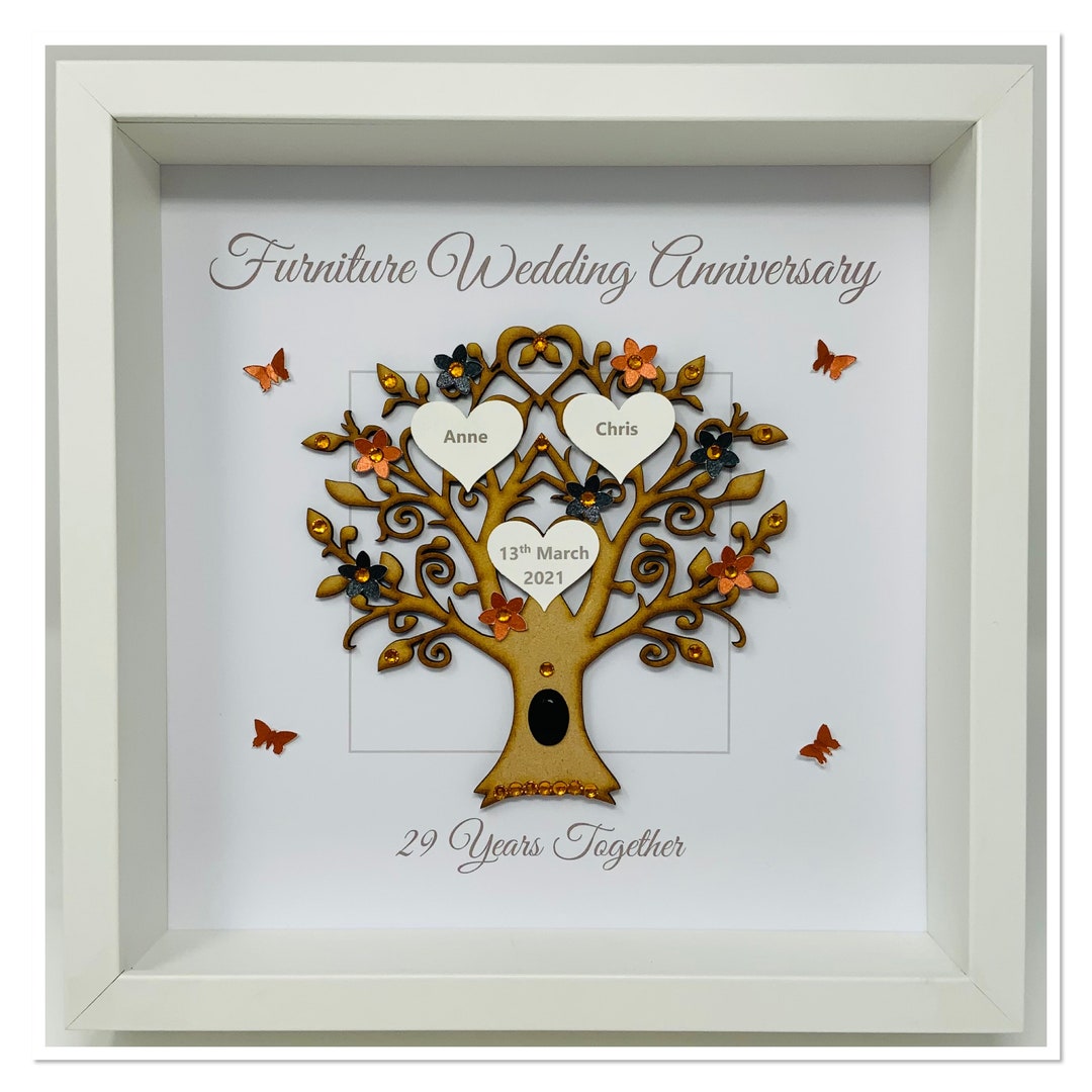 29th 29 Years Furniture Wedding Anniversary Gift Present Married ...