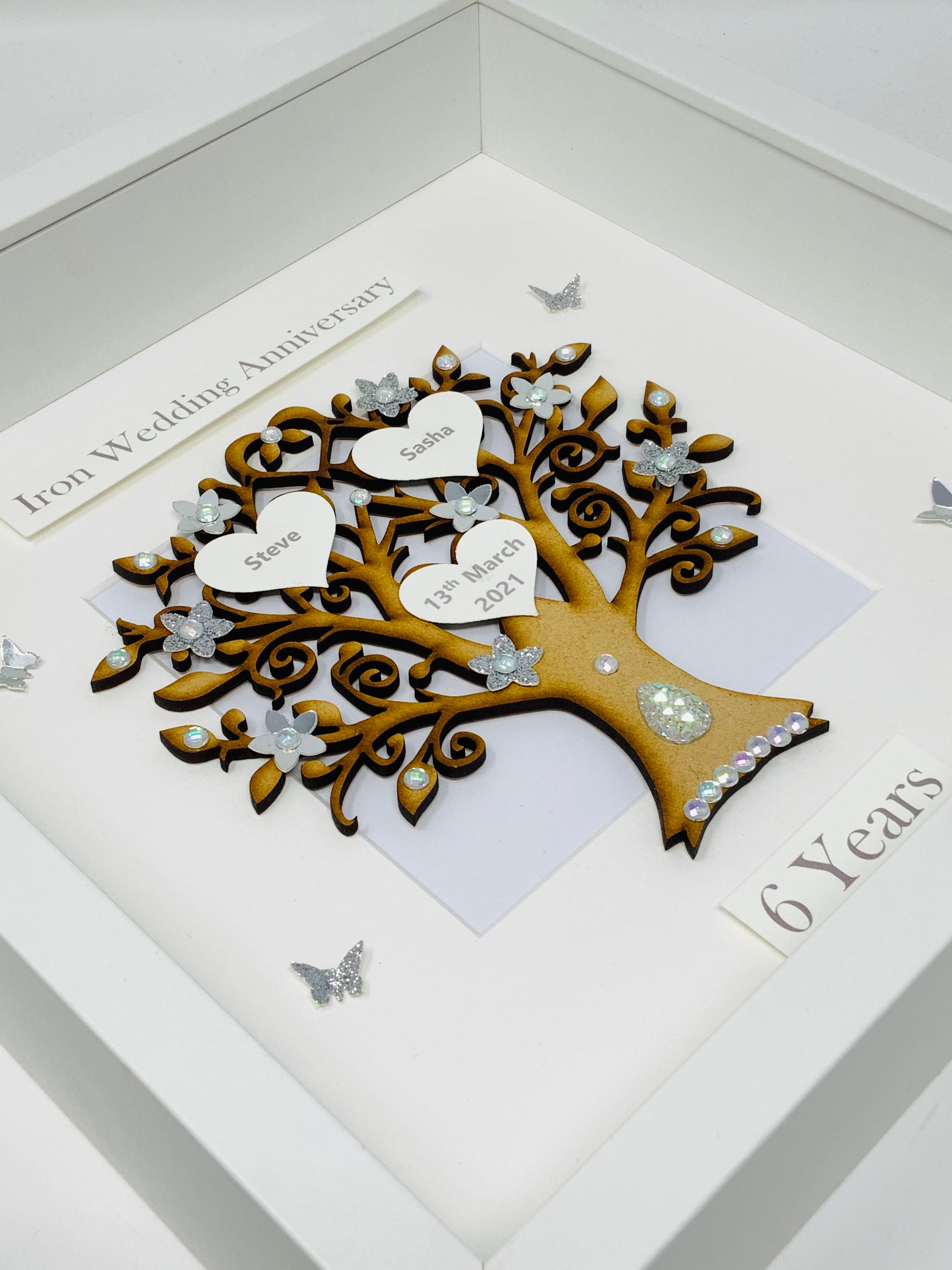 6th 6 Years Iron Wedding Anniversary Gift Present Married Etsy UK