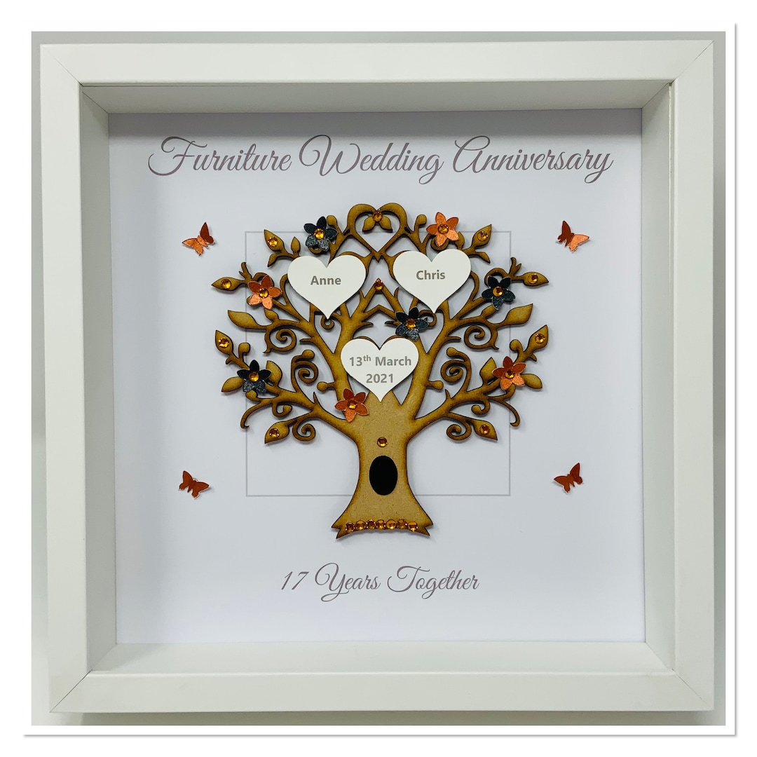 Personalised Acrylic Photo Frame With Transparent Background For Anniversary Birthday Gift Love