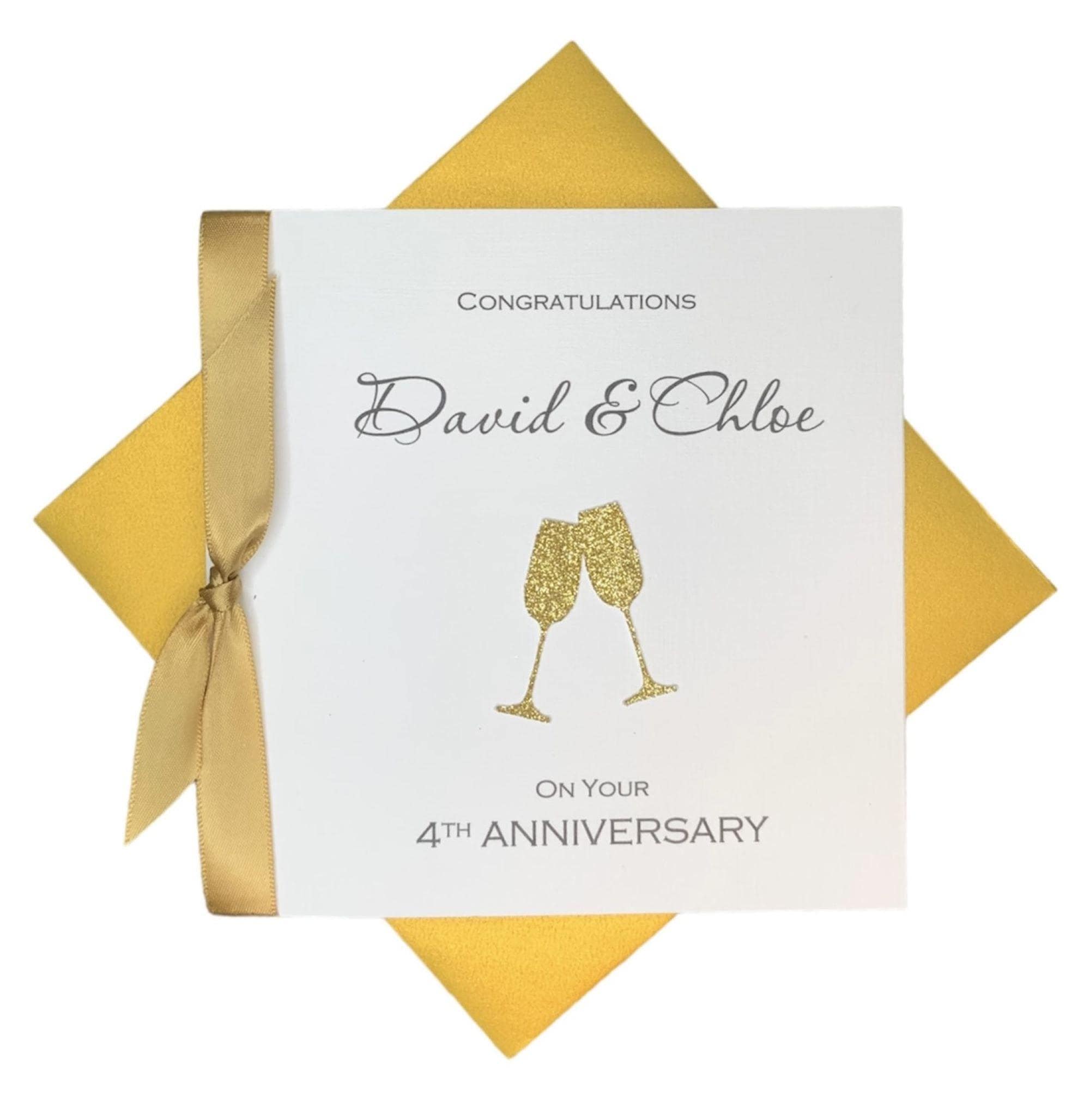 4 Pezzi Sacchetto Regalo Compleanno Eleganti Con 4 Carte, Busta Regalo, Sacchetti Regalo in Carta, Sacchetti Regalo con Maniglia e Nastro Sacchetti di Carta per Compleanno