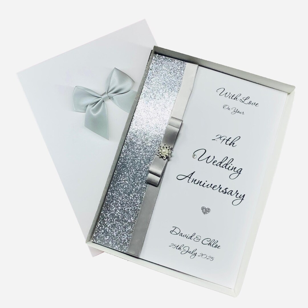 29th Wedding Anniversary Card - Furniture 29 Year Twenty Ninth Gift ...