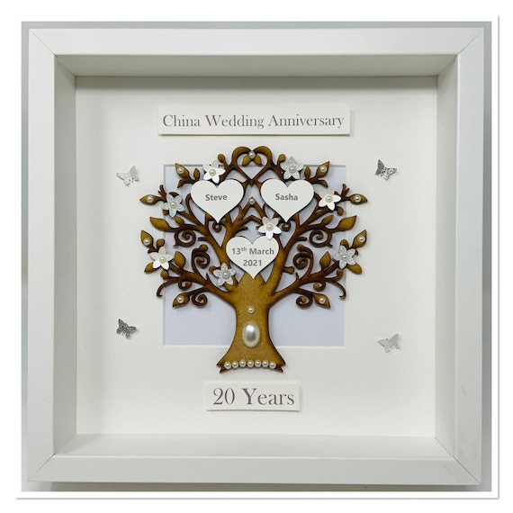 20th 20 Years China Wedding Anniversary Gift Present Married - Etsy Ireland