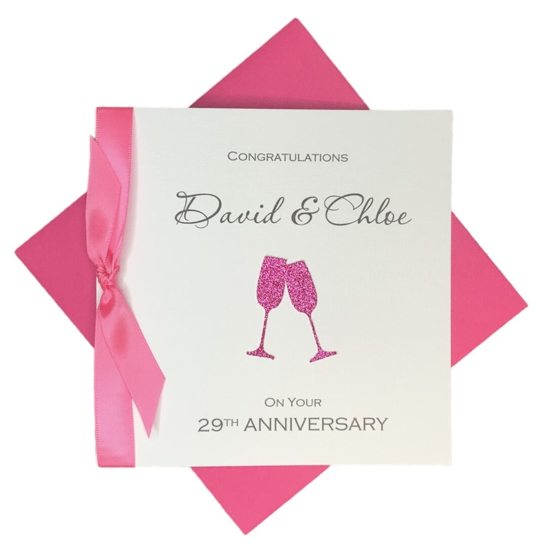 29th Wedding Anniversary Card - Furniture 29 Year Twenty Ninth Greeting ...