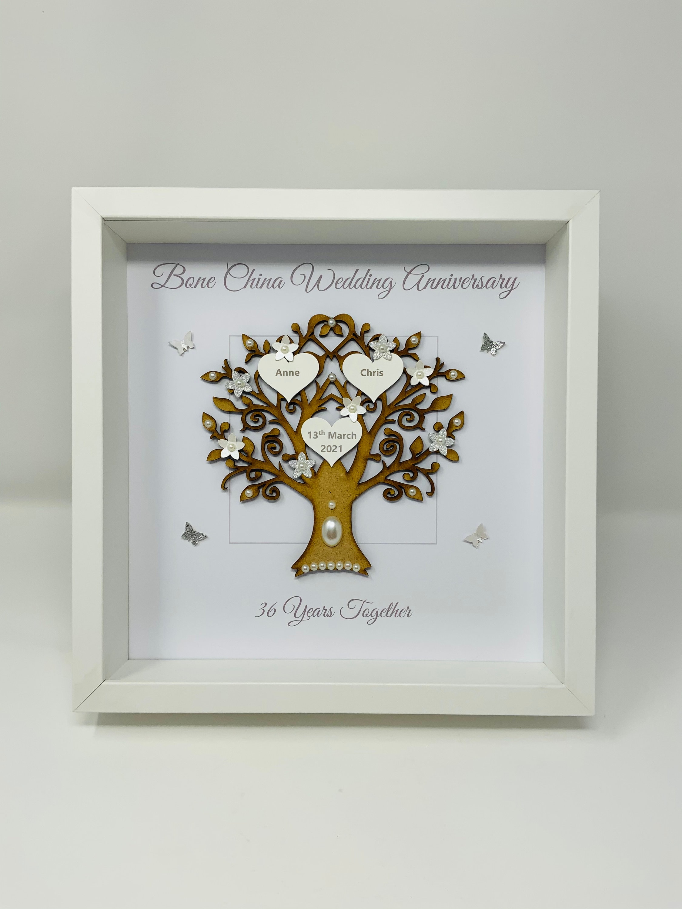 36th 36 Years Bone China Wedding Anniversary Married Couple Etsy UK