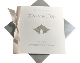 Wedding Blessing Greeting Card Gift for Wife Husband Mr & Mrs Bride Groom Couple Friends Brother Sister Congratulations - GC 12