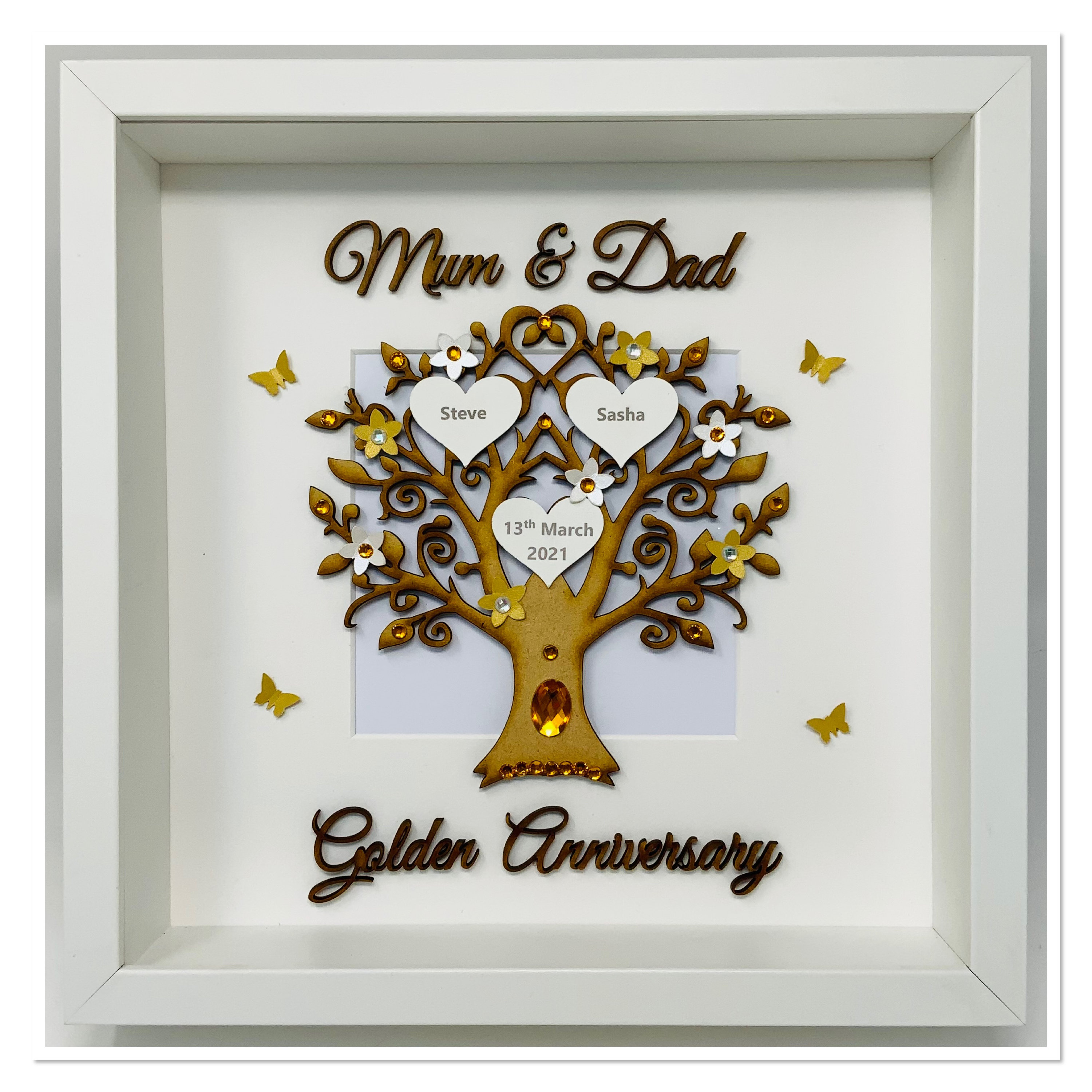50th Golden Wedding Couple’ PERSONALISED ‘How Well Do You Know Fun Party Game 
