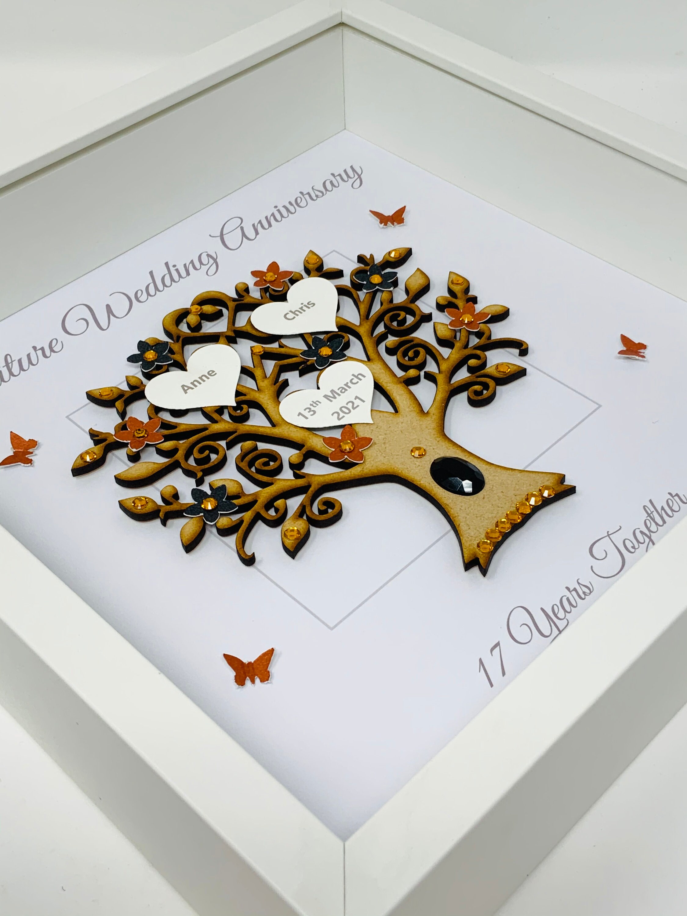 17th 17 Years Furniture Wedding Anniversary Gift Present Etsy UK