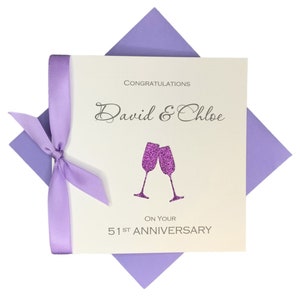 51° anniversario di matrimonio - Fotocamera 51 anni cinquantunesimo saluto regalo moglie marito genitori coppia amici - Champagne