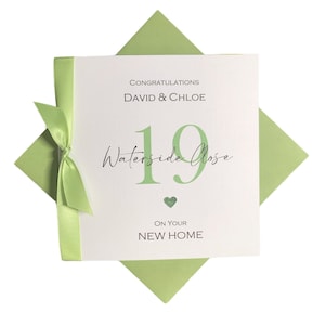 New Home Wenskaart Cadeau Housewarming First House Ouders Paar Vrienden - House Nember