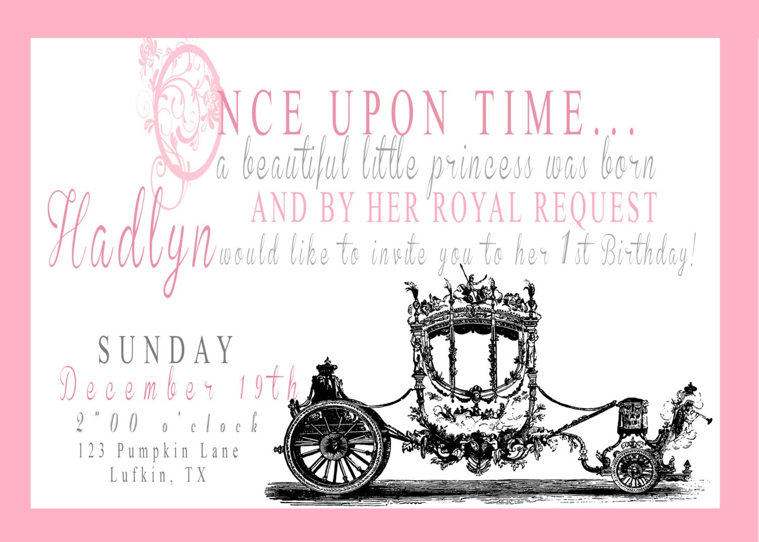 Once Upon A Time First Birthday Party Theme Etsy