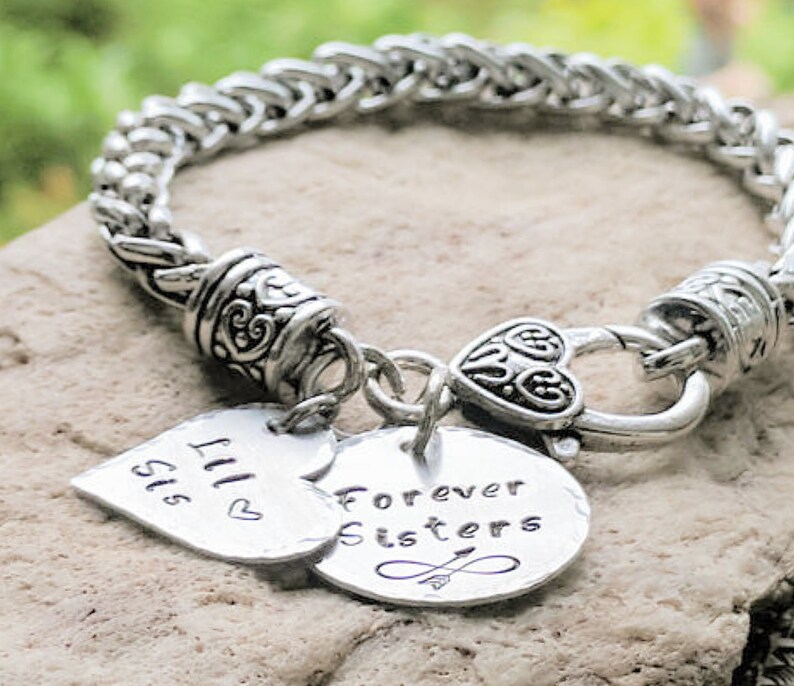 Sisters Bracelet Sisters Charm Bracelet Sister Gift Ideas Etsy