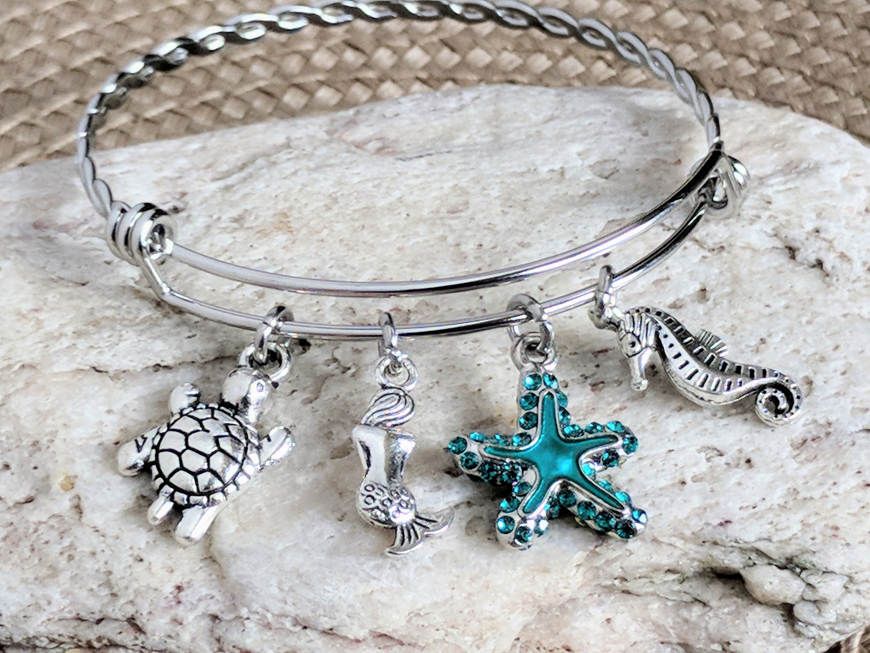 Ocean bracelet Ocean jewelry Ocean gifts Summer bracelet Etsy