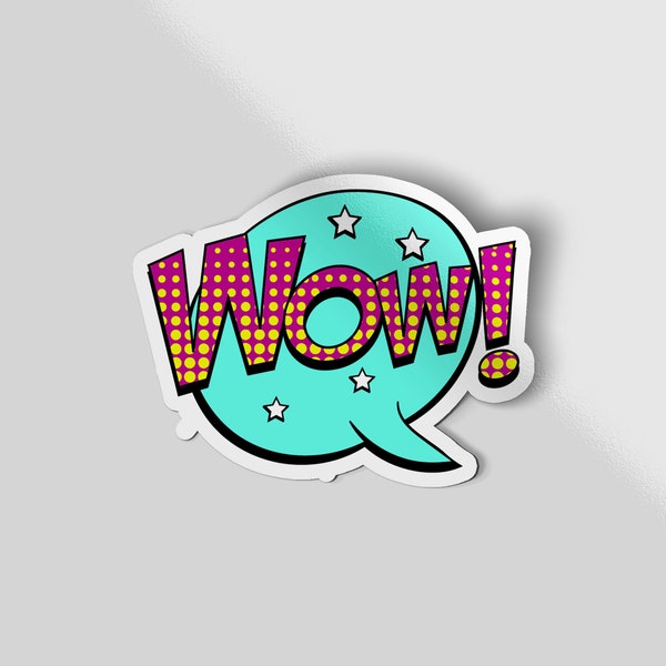 Wow Decal - Etsy