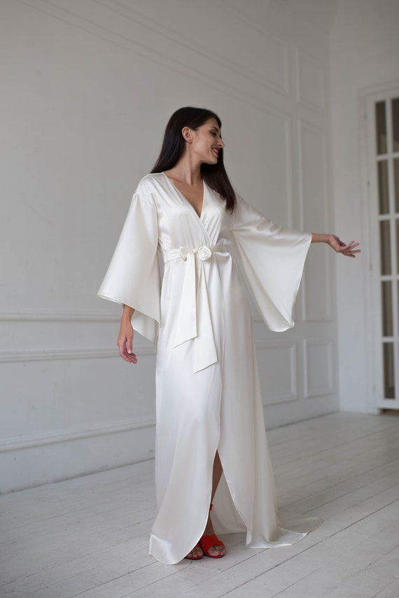 silk maxi kimono