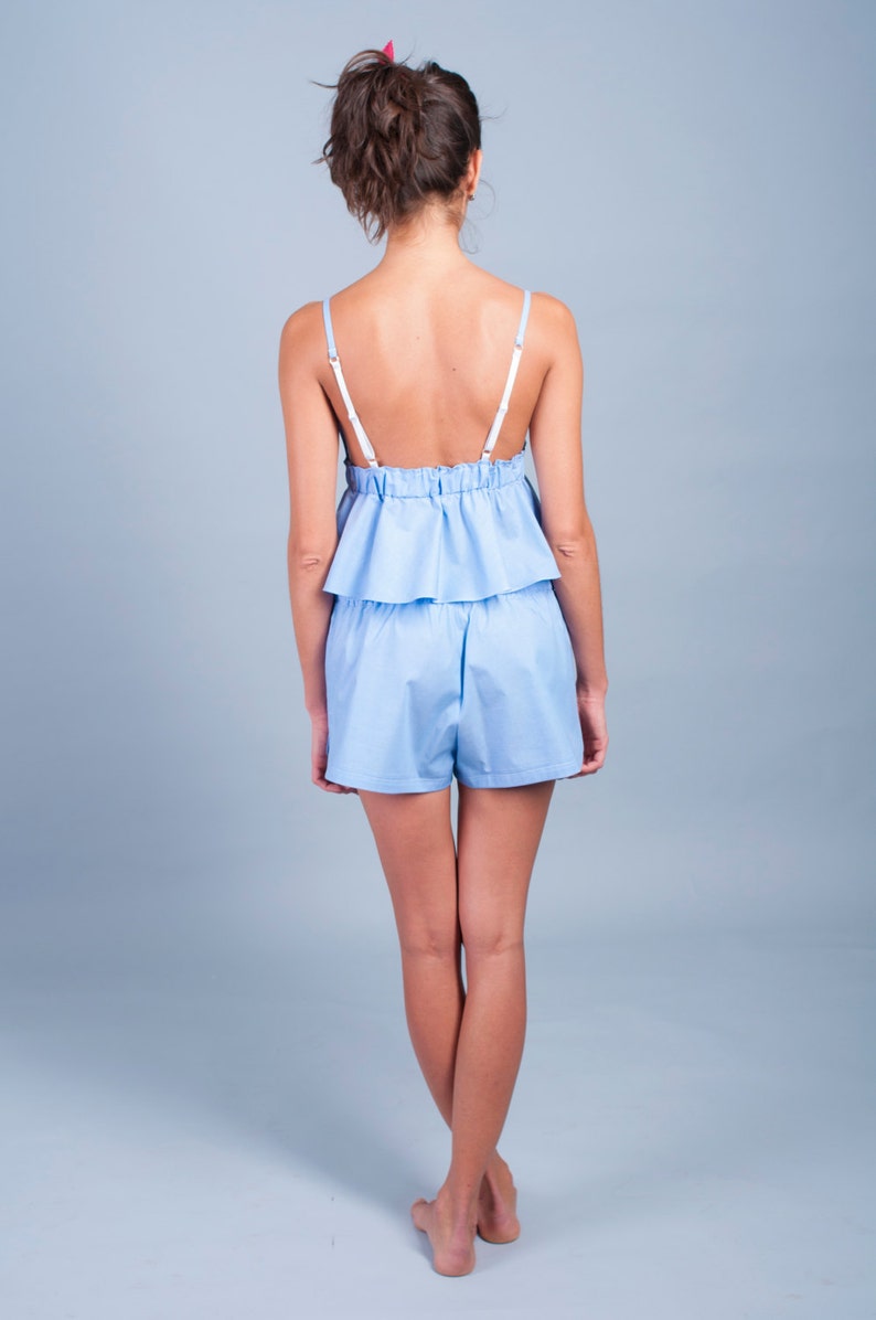 Cotton pajama set sexy sleep set pure cotton bridesmaid Etsy