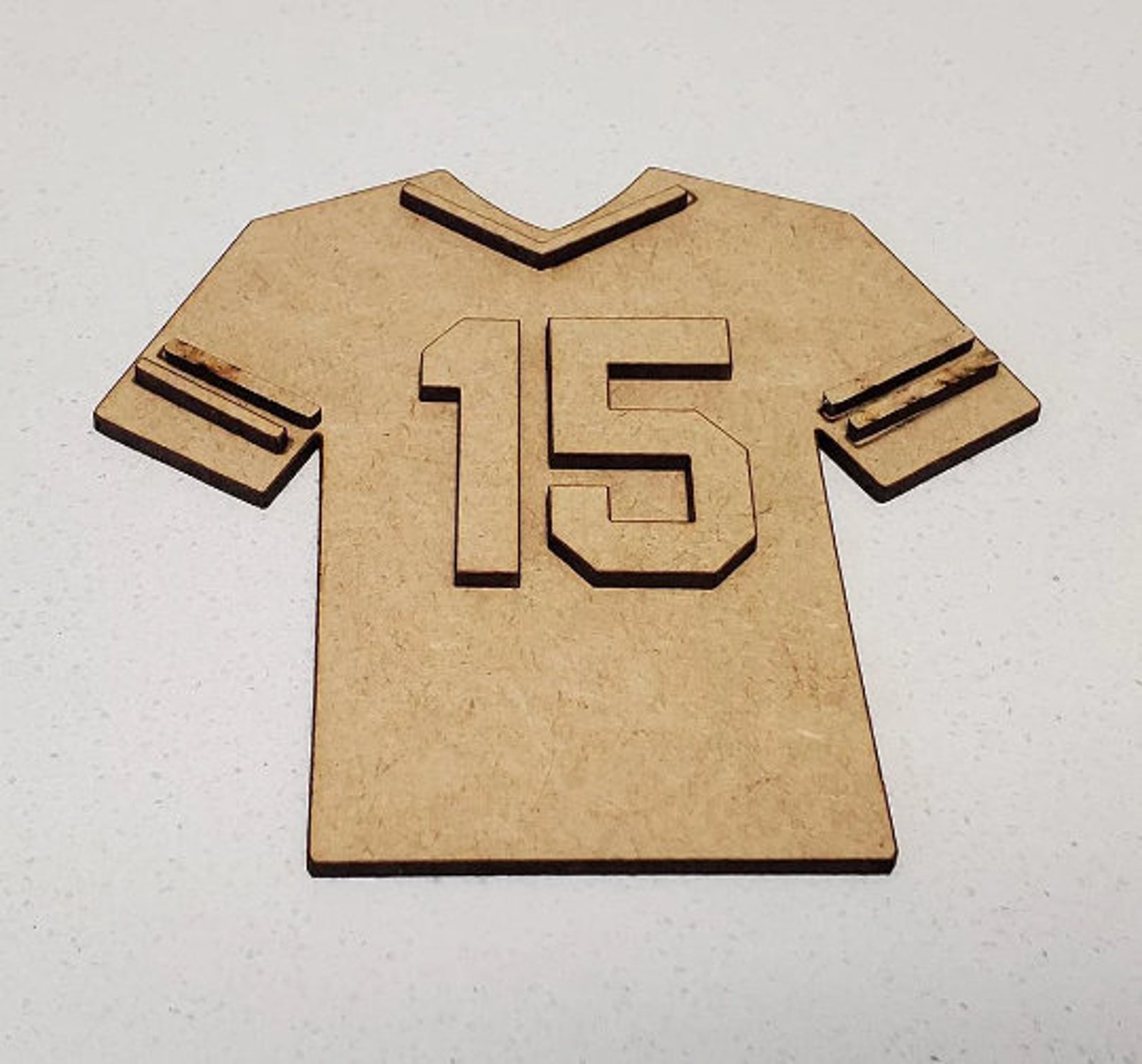 Football Jersey Craft Kit Wood Football Craft Kit Kids - Etsy