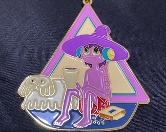 The Midnight Gospel Clancy and Charlotte Keychain 2”