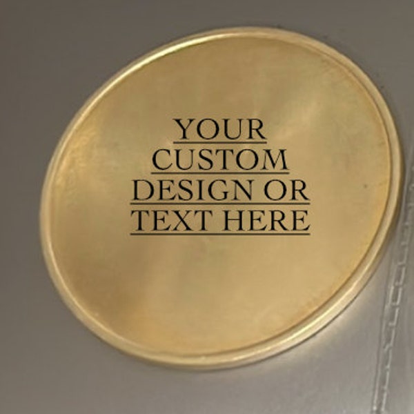 Custom 1.75in round challenge coin