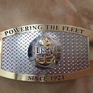 US NAVY Electricians mate buckle E7 E8 E9