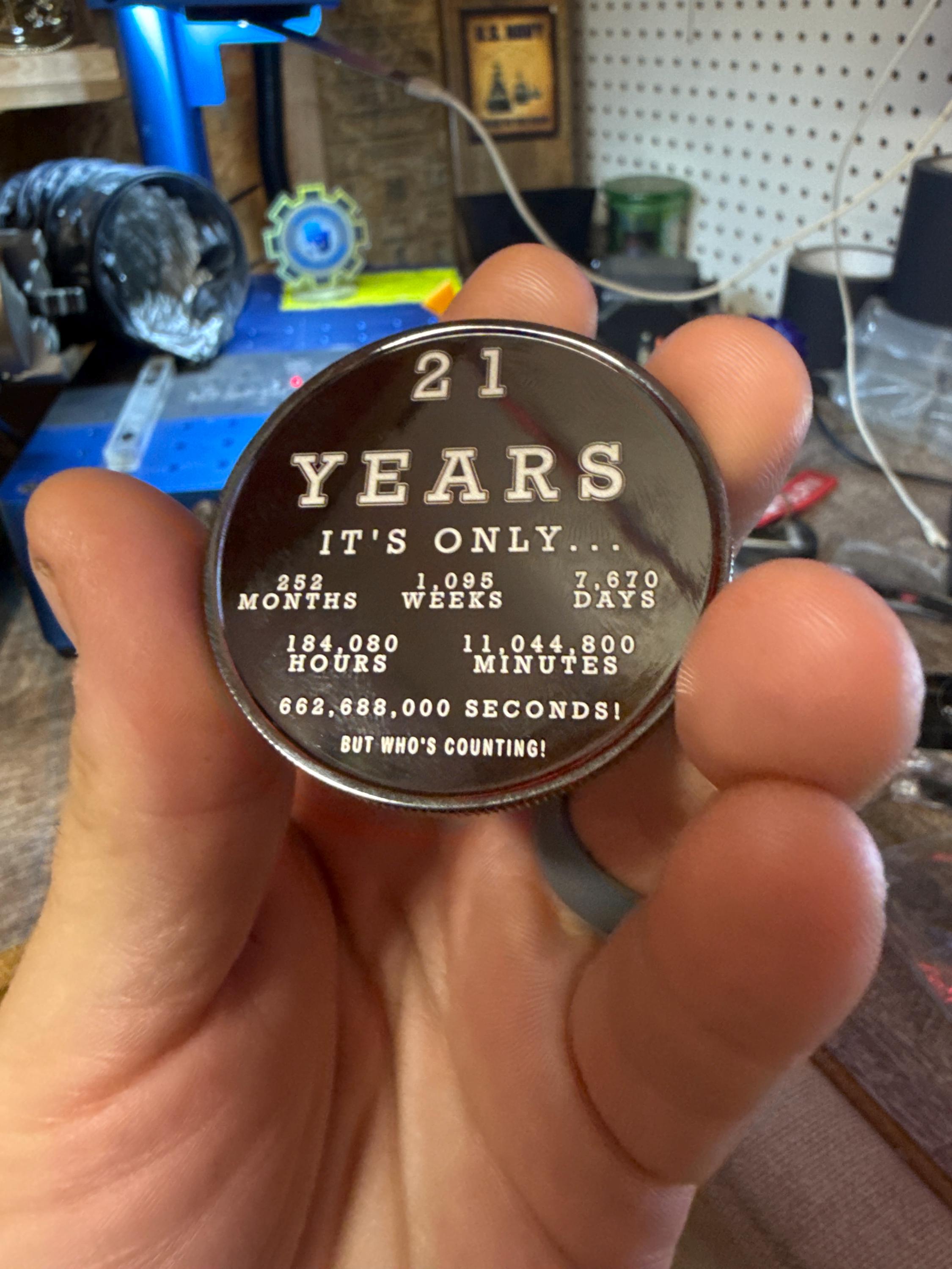 Custom Engraved 2 Inch Challenge Coin - Etsy