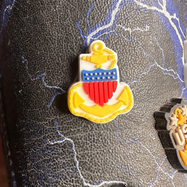 US Coast Guard chief shoe charm