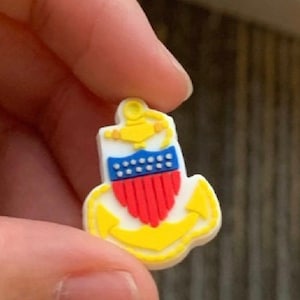 US Coast Guard chief shoe charm X2