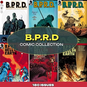 B.P.R.D. Digital Comic Book Set | Over 180 Comics, TPBs & Omnibus | Horror Comic Collection | Paranormal Comic Series | Instant Download