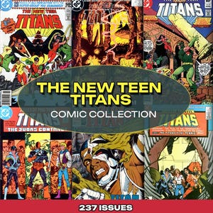 New Teen Titans Comic Books Collection 1980–1996 – Full Digital Download – Magazines, Issues, Novels & TPBs Bundle