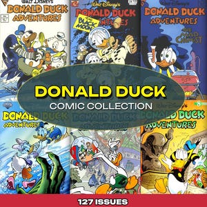 Donald Duck and Uncle Scrooge Comic Books – Digital Download | Magazine Collection, Novels & Issues Bundle | Disney Comics Set