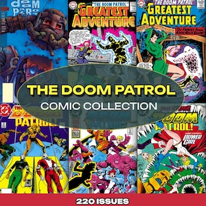 Doom Patrol Comics Books Vol. 1–6 | Digital Magazine Collection of Novels, Issues & Extras | Complete Comic Collection Set + Extras