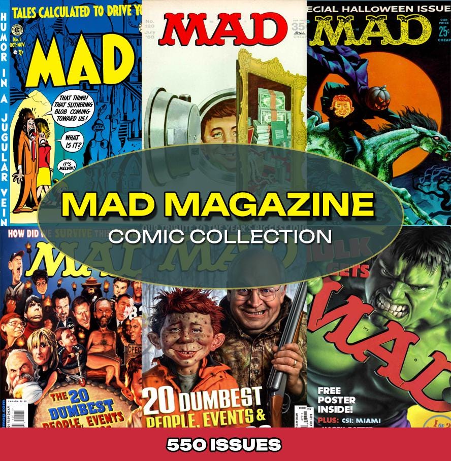 ③ MAD MAGAZINE マッドマガジン ビンテージ アドバタイジング 本 Vintage MAD Magazine Paperback Books Lot of 8 | eBay