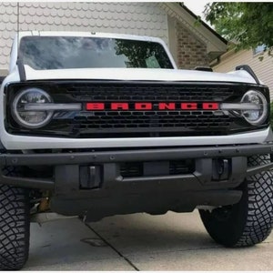 2021 and up Full Size Bronco Grill Letters. Not for the Bronco Sport. SVG File Instant Download